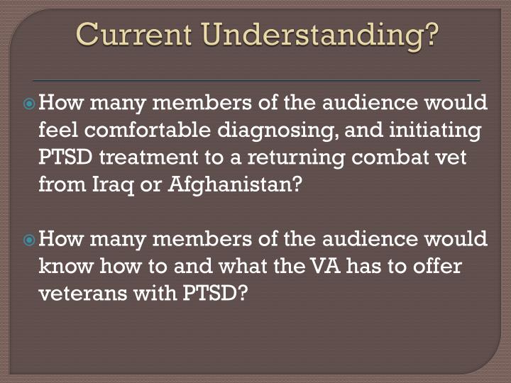 a study on post traumatic stress disorder ptsd in returning gis It is well known by now that prisoners have a much higher prevalence of post-traumatic stress disorder (ptsd) than the general population, ranging from 4% to 21% of the sample many more females . a study on post traumatic stress disorder ptsd in returning gis It is well known by now that prisoners have a much higher prevalence of post-traumatic stress disorder (ptsd) than the general population, ranging from 4% to 21% of the sample many more females .