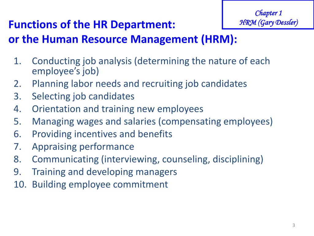 PPT The Strategic Role Of Human Resource Management PowerPoint 