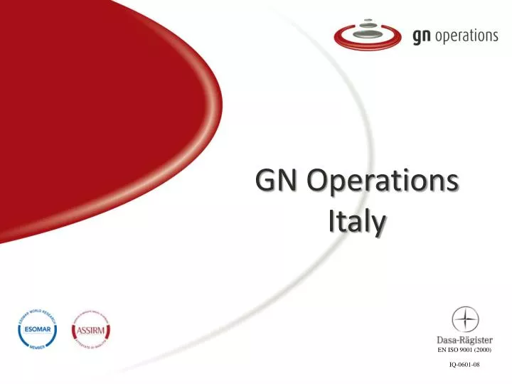 gn operations italy n.