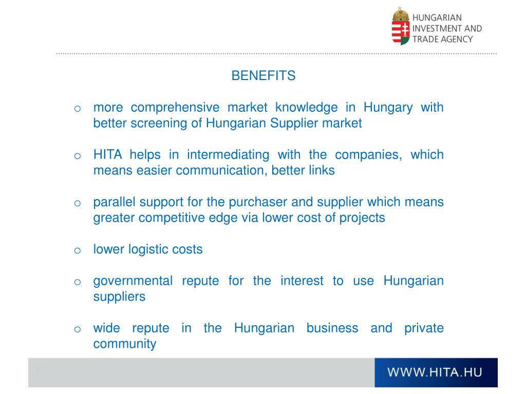 PPT The Hungarian Investment and Trade Agency PowerPoint Presentation