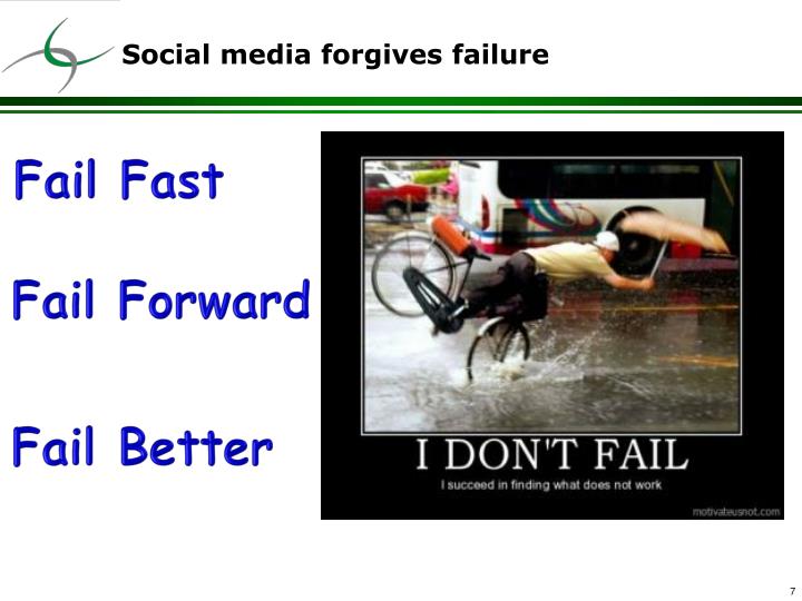 ppt the effective use of social media real world ppt fail