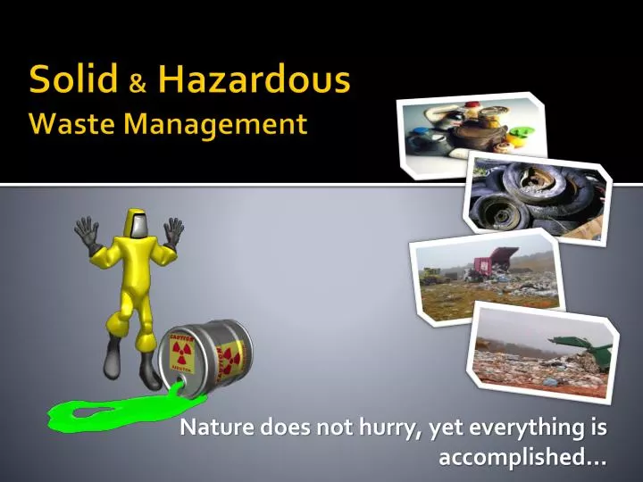 Ppt Solid Hazardous Waste Management Powerpoint Presentation Free Download Id 1574200