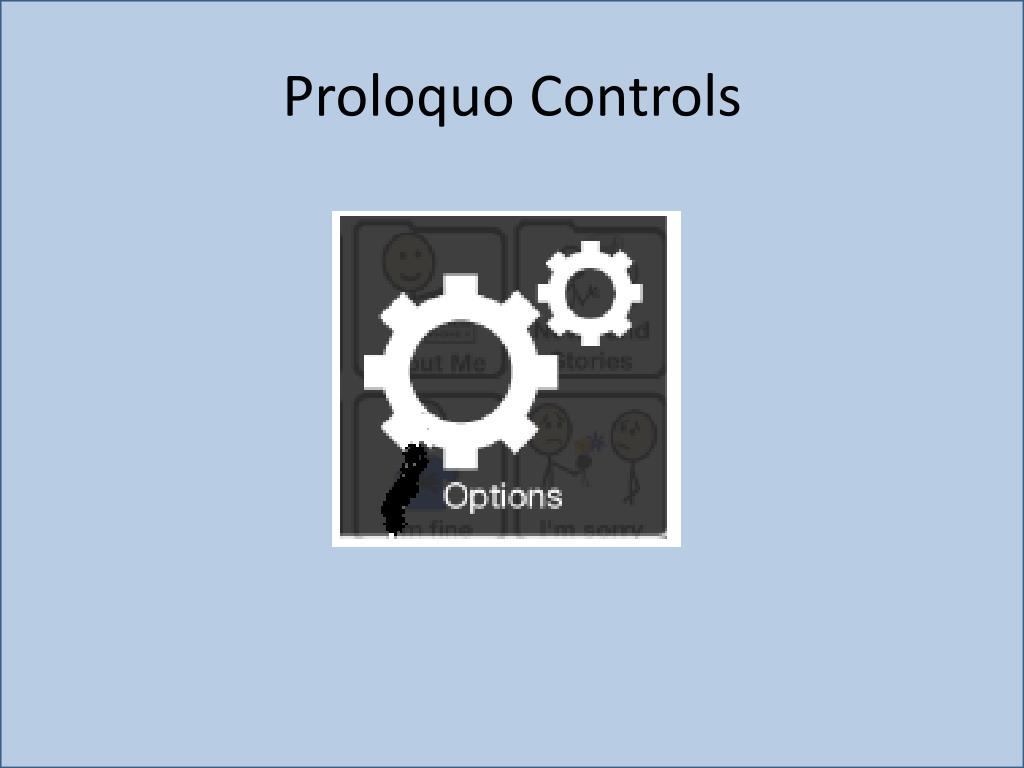 proloquo hide options