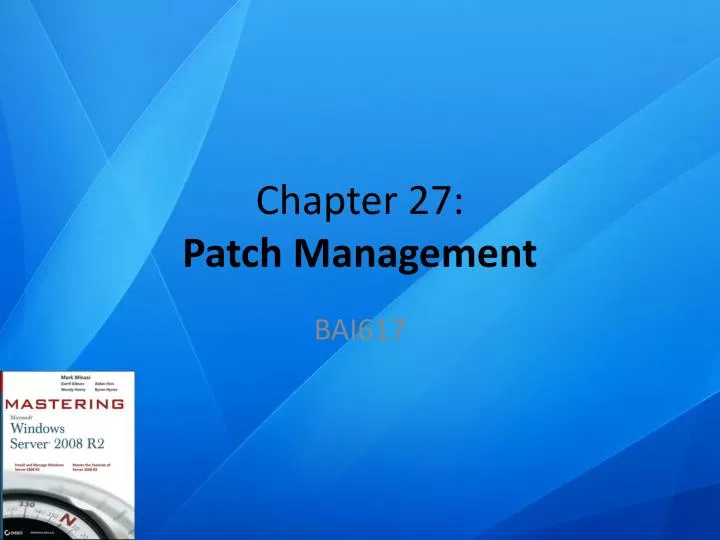 chapter 27 patch management n.
