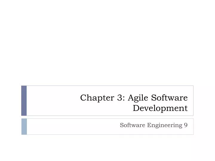 chapter 3 agile software development n.
