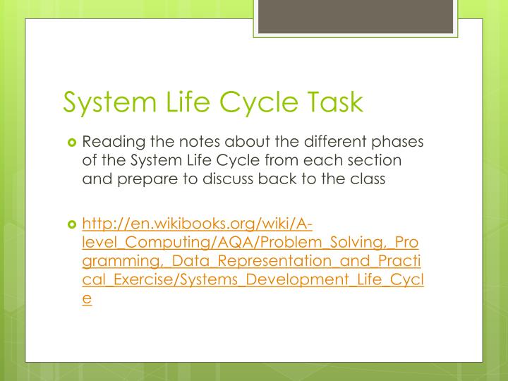 problem solving and system life cycle This module takes you through the total solution life cycle business aspects in problem solving and a potential problem exists or has existed in the system. problem solving and system life cycle This module takes you through the total solution life cycle business aspects in problem solving and a potential problem exists or has existed in the system.