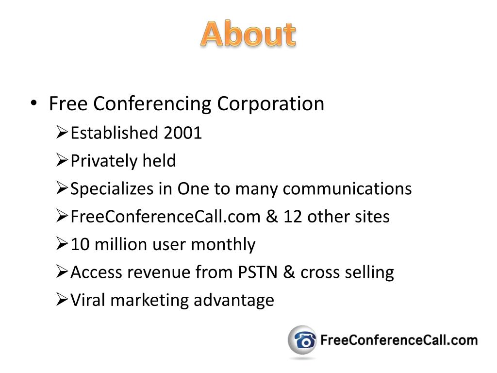 PPT - ITEXPO Miami 2010 David Erickson, President Free Conferencing