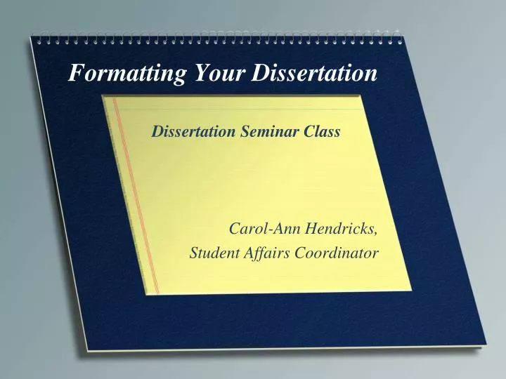 csu dissertation formatting