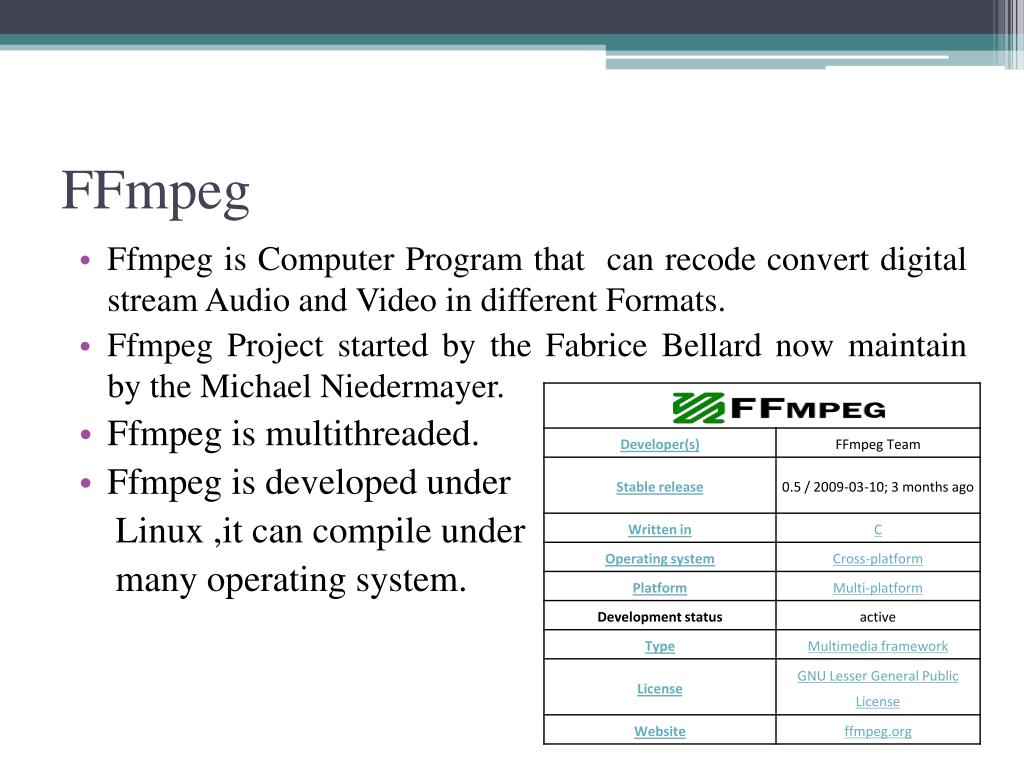ffmpeg h264 ffmpeg h264