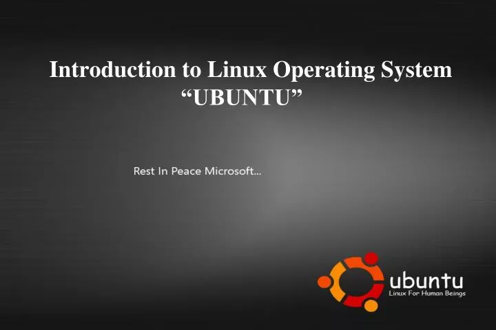 powerpoint presentation on linux operating system