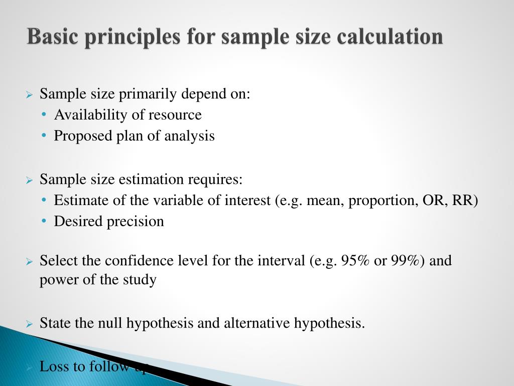 PPT - Sample size estimation PowerPoint Presentation, free download