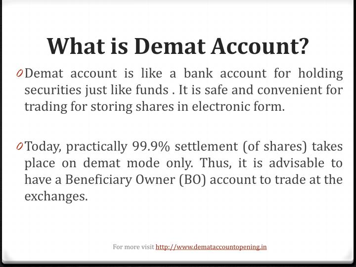 ppt demat account powerpoint