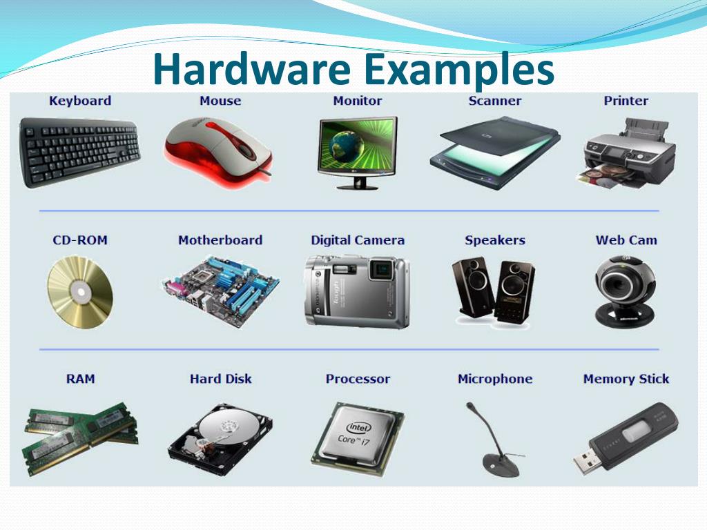 Different Types Of Computer Hardware