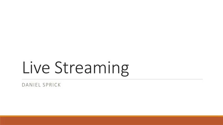ppt - live streaming powerpoint presentation - id:1578242 ppt - live streaming powerpoint presentation - id:1578242, Presentation templates