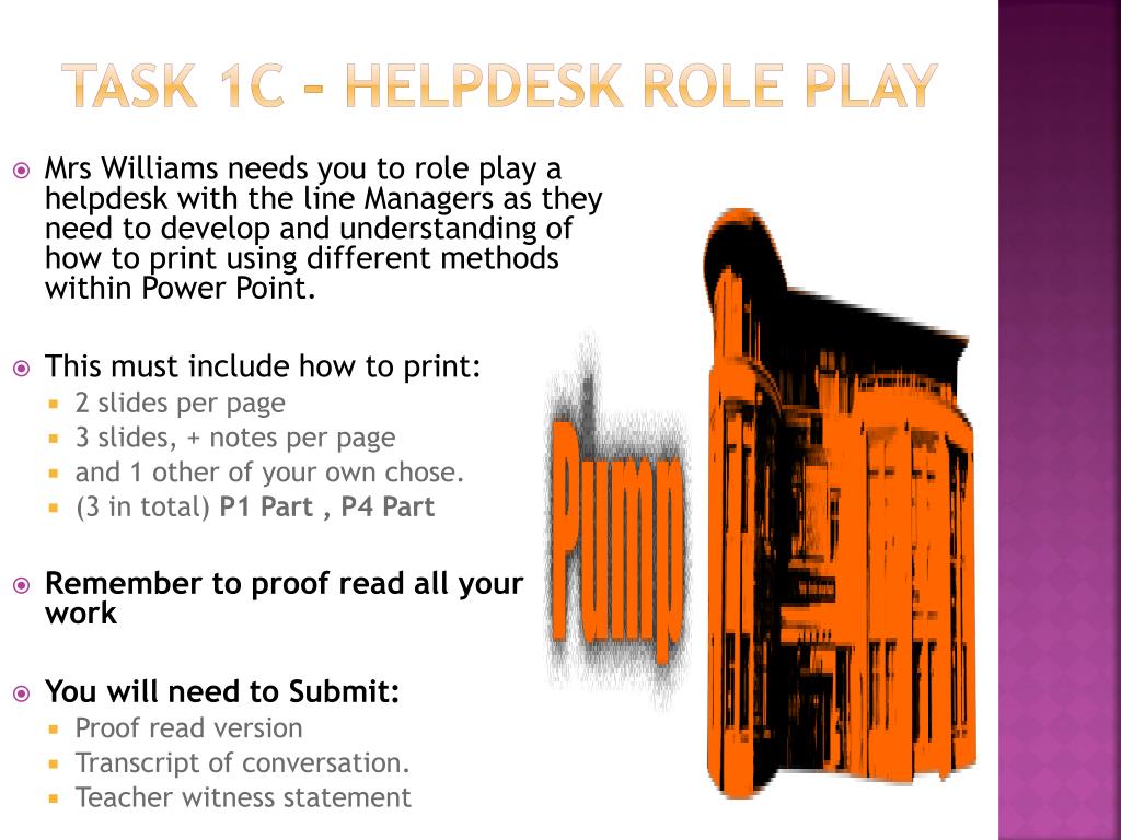 Ppt I T Help Desk Role Play Powerpoint Presentation Free