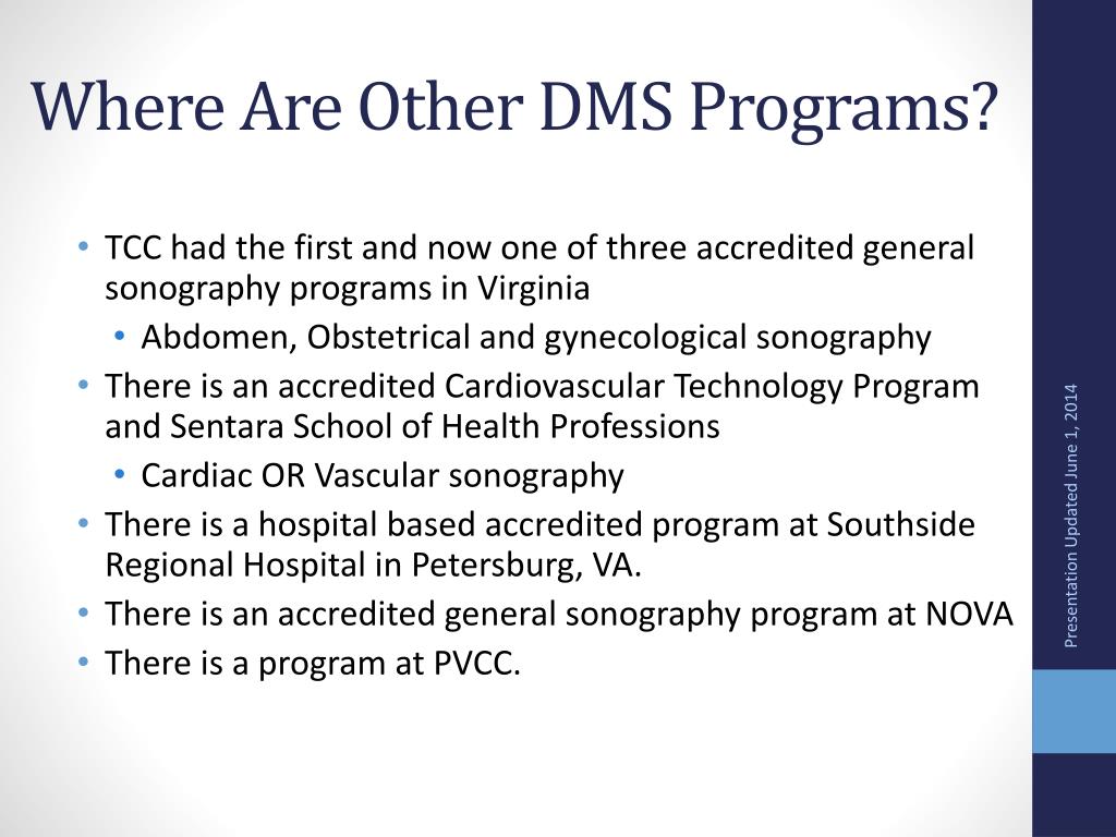 PPT - Diagnostic Medical Sonography at Tidewater Community College ...