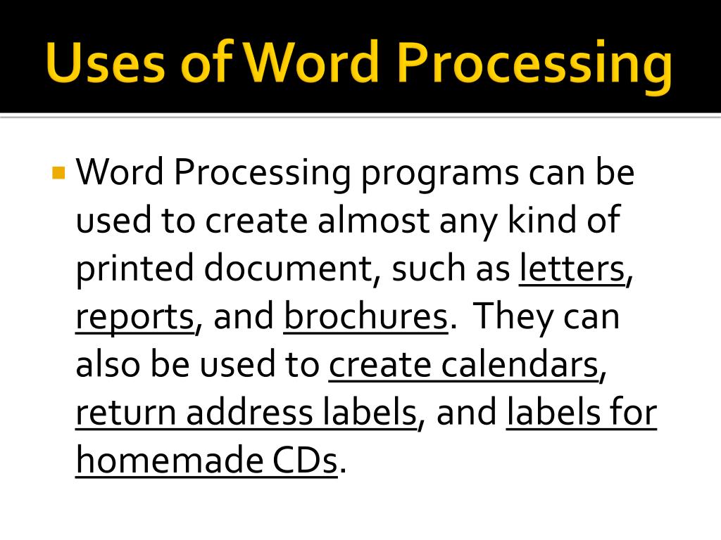 essay word processing