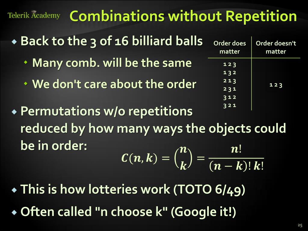 Combinations Without Repetition Generator at Joann Hacker blog