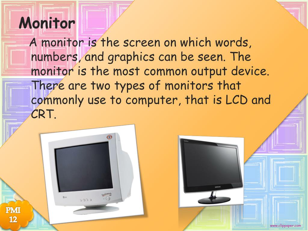 what is the most common output device