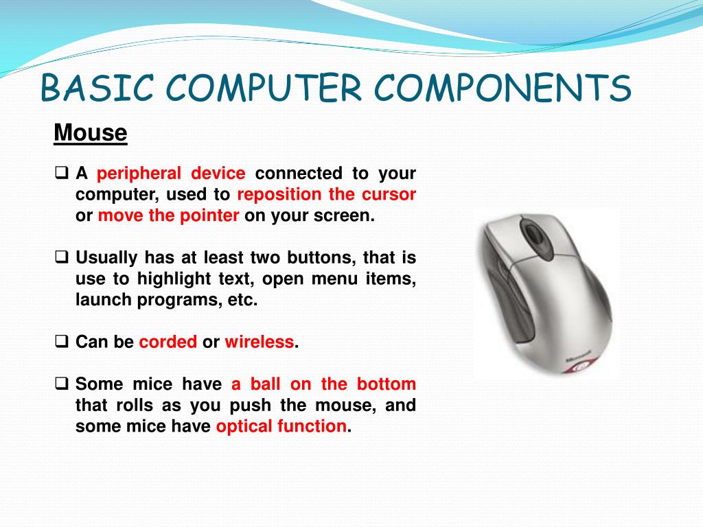 Basic Parts of Computer with Images, Functions of Computer Components