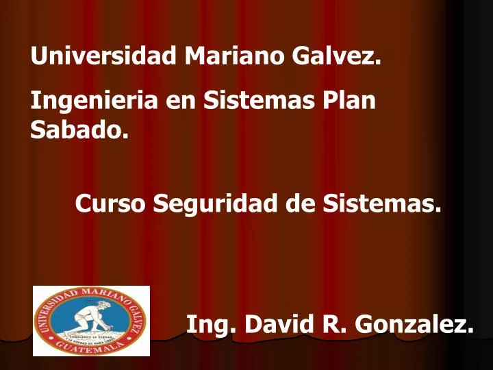 Ppt Universidad Mariano Galvez Ingenieria En Sistemas Plan