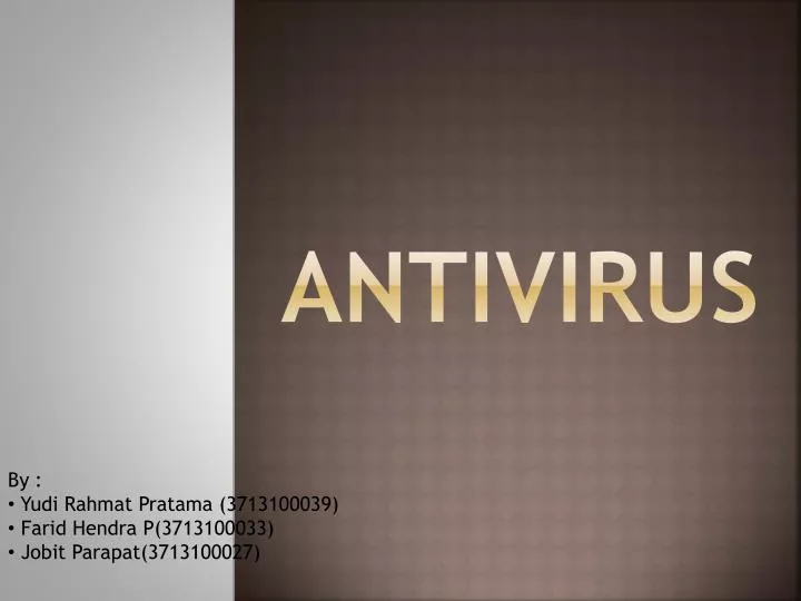 antivirus n.
