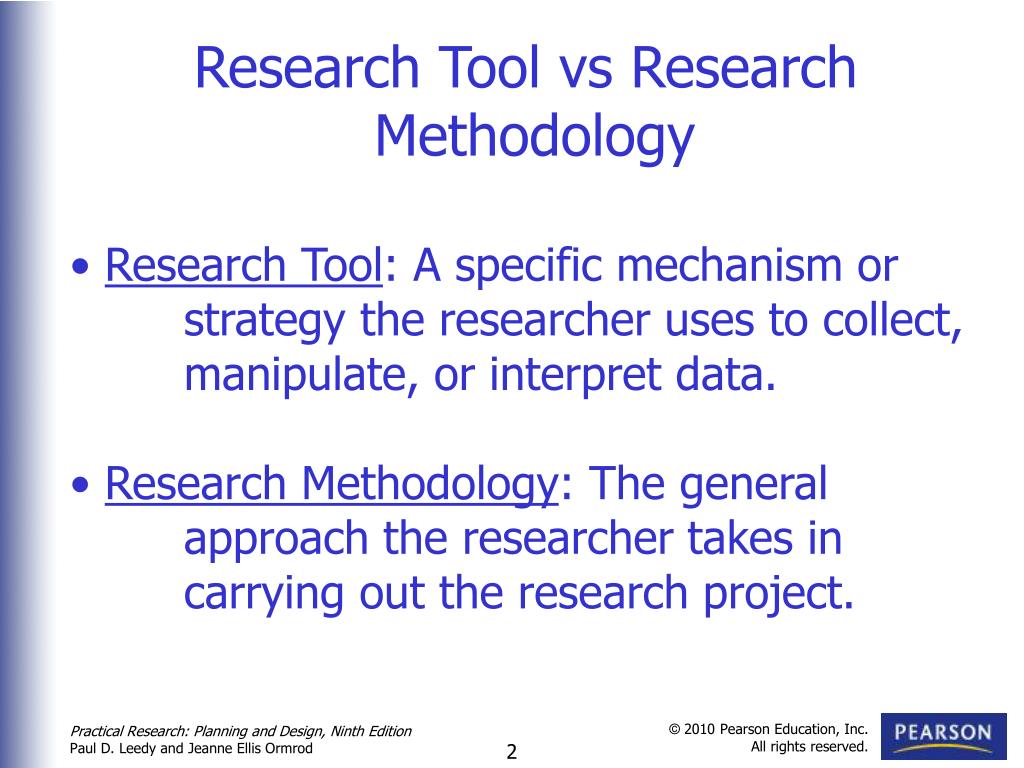 the research tool definition