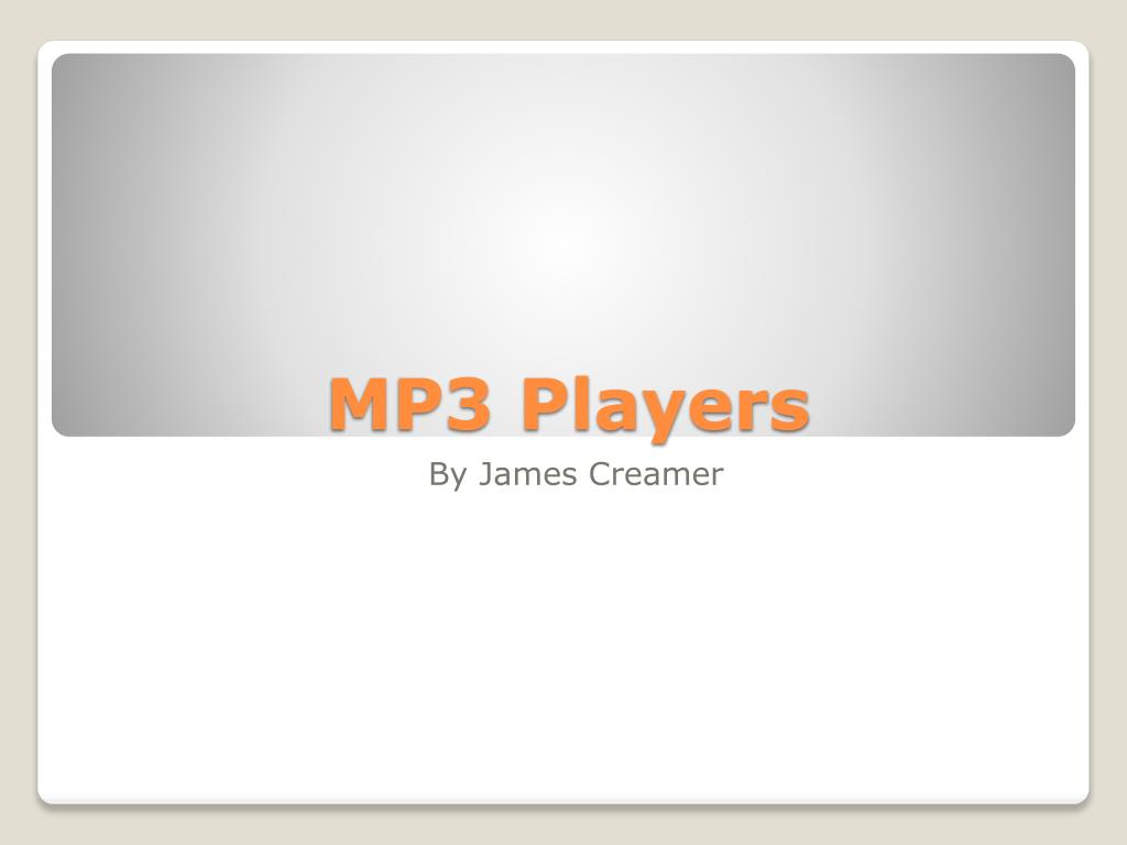 PPT - MP3 Players PowerPoint Presentation, free download - ID:1581085