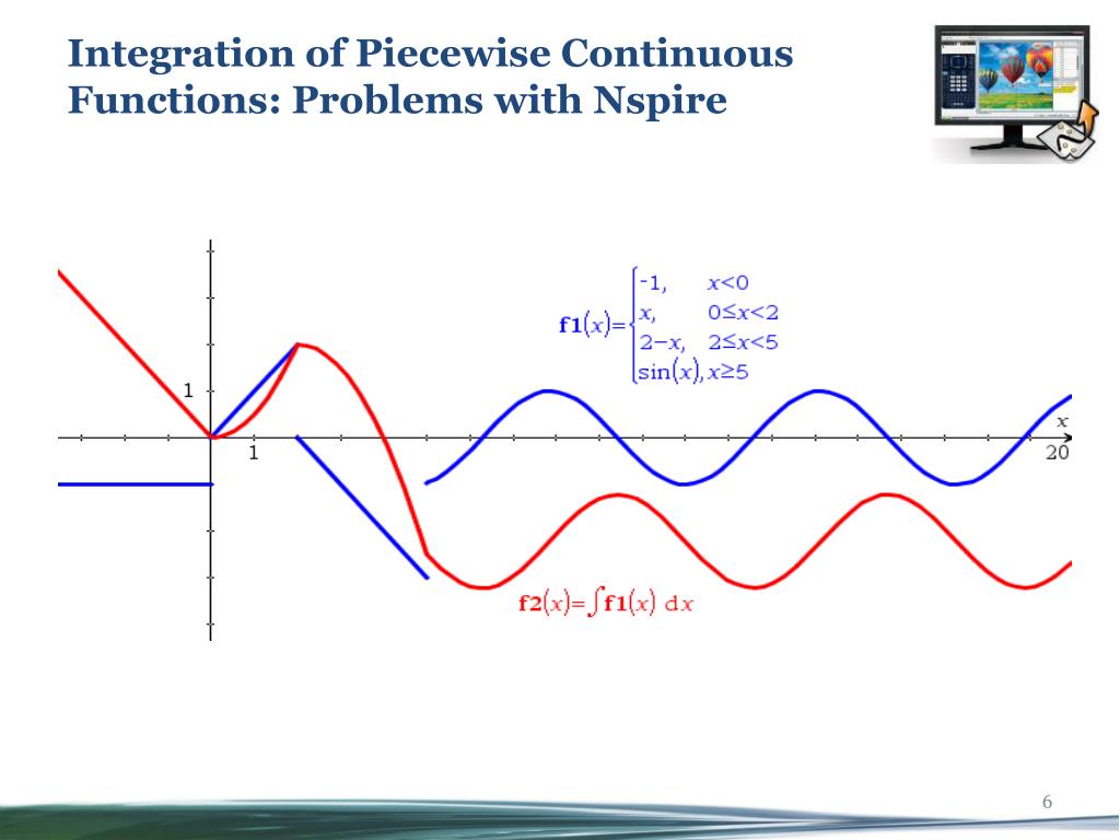 PPT Integration Of Piecewise Continuous Functions PowerPoint 