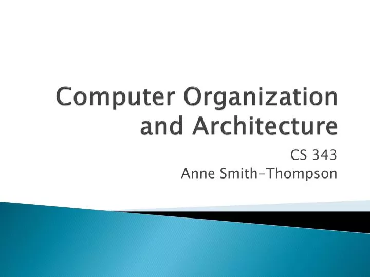 data representation in computer organization and architecture ppt