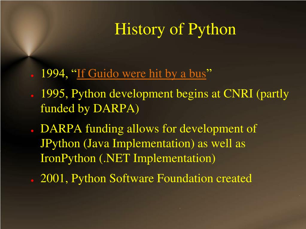 Ppt overview of python powerpoint presentation free download id