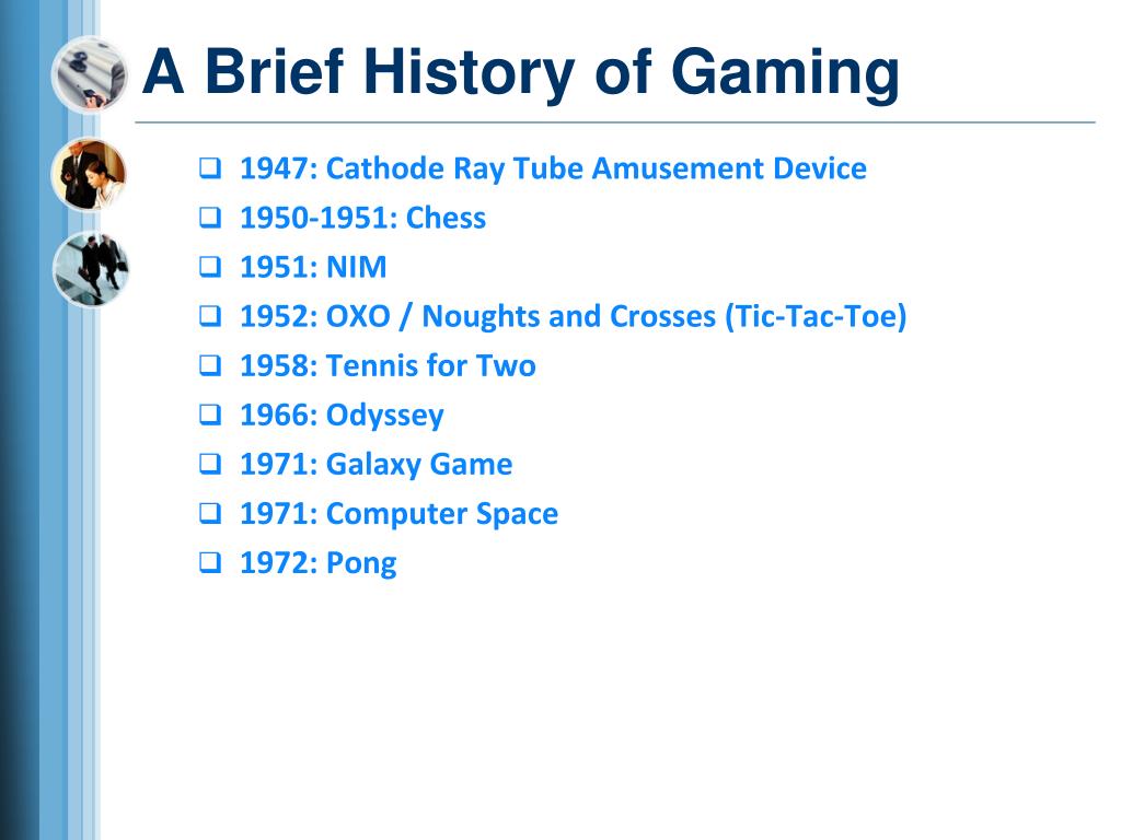 history of video games research paper
