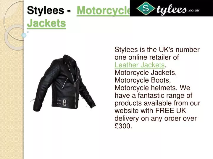 stylees motorcycle leather jackets n.