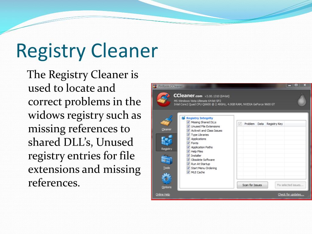 PPT - CCleaner PowerPoint Presentation, free download - ID:1583345
