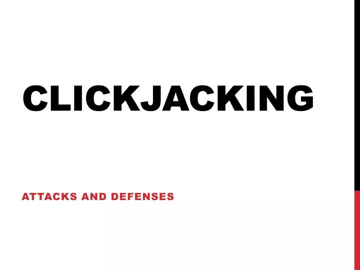 how to checksite for clickjacking