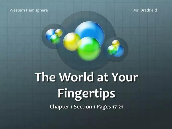 PPT - The World at Your Fingertips PowerPoint Presentation, free download - ID:1585194