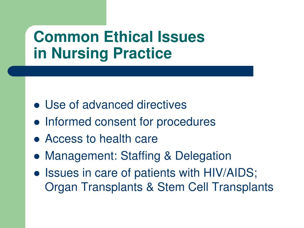 ethics in nursing powerpoint presentation