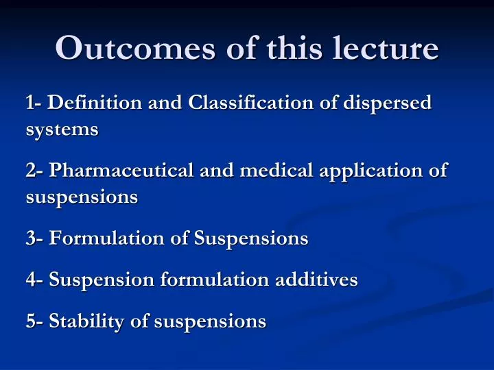 PPT - Outcomes of this lecture PowerPoint Presentation, free download ...