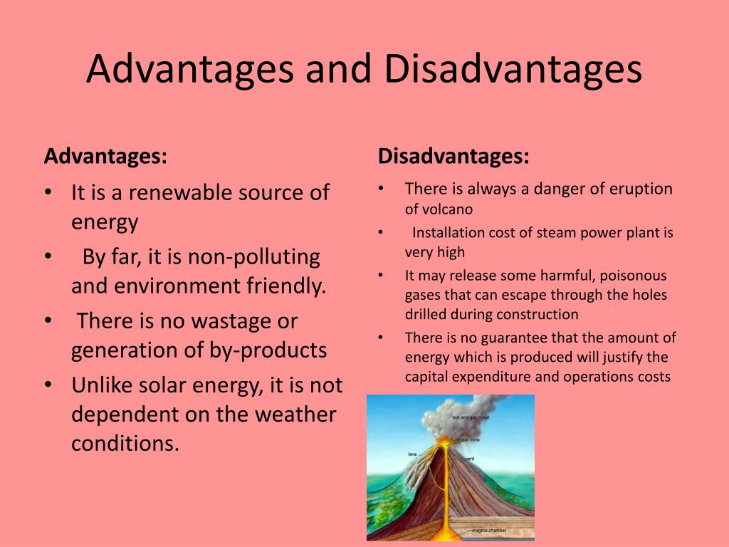 essay about advantages and disadvantages of volcano