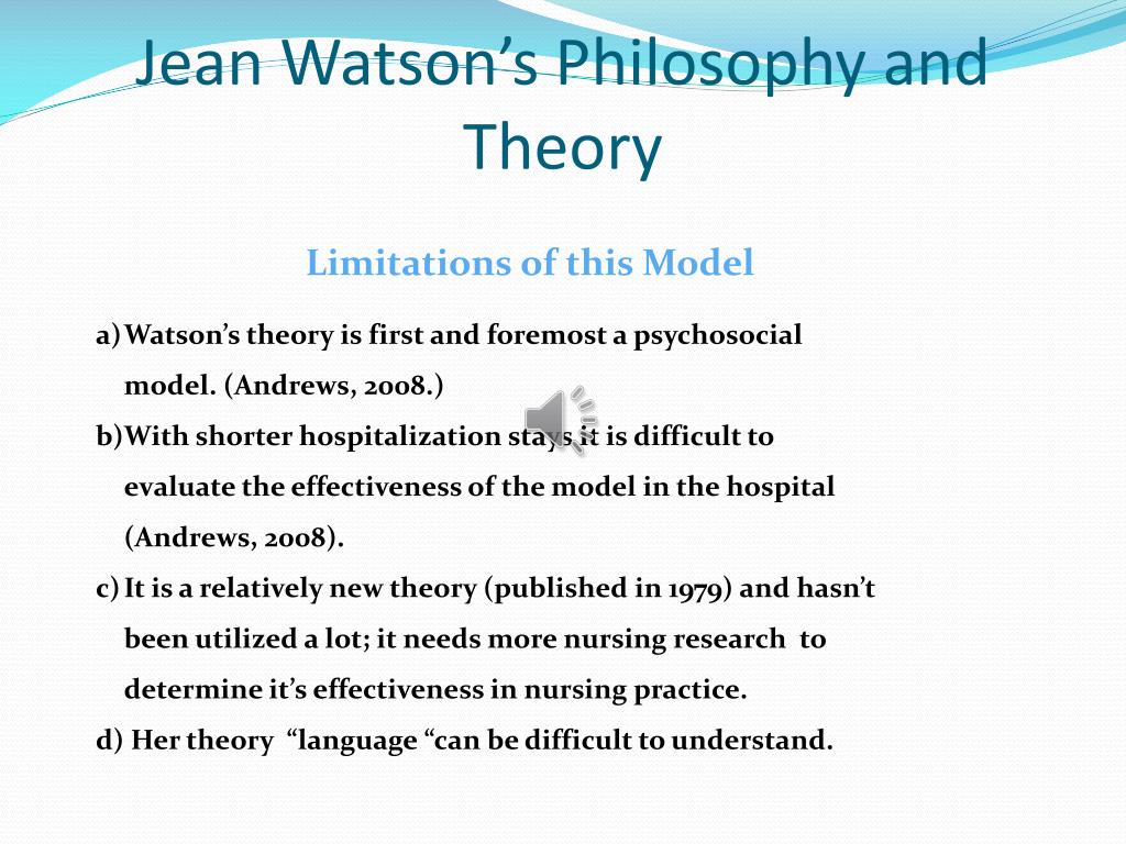 jean watson philosophy