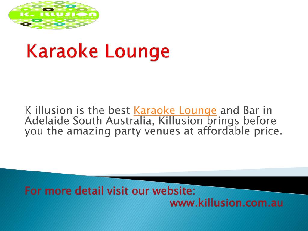 PPT Affordable Karaoke Lounge and Cocktail Bars in Adelaide