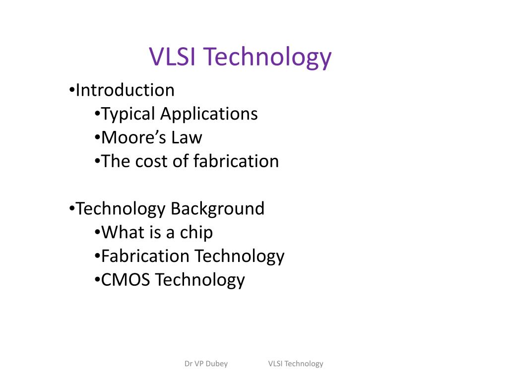 vlsi related presentation topics