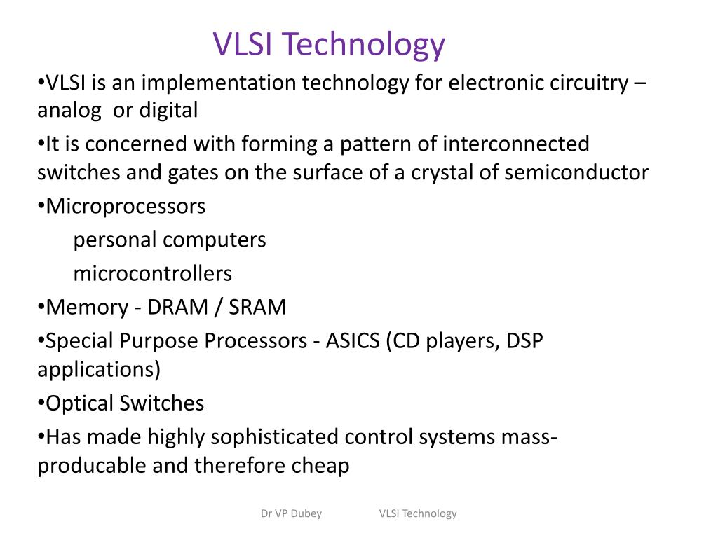 paper presentation topics on vlsi technology