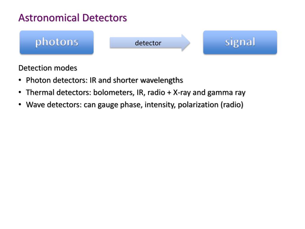 Ppt Astronomical Detectors Powerpoint Presentation Free Download Id 1586705