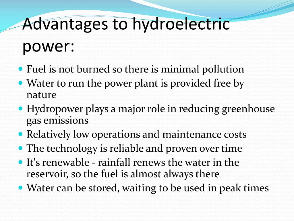 hydroelectric power research paper topics