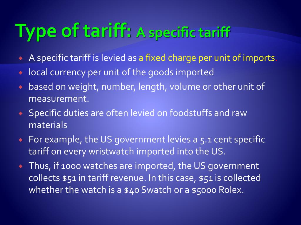 What Are Tariffs Definition And Meaning Market Business