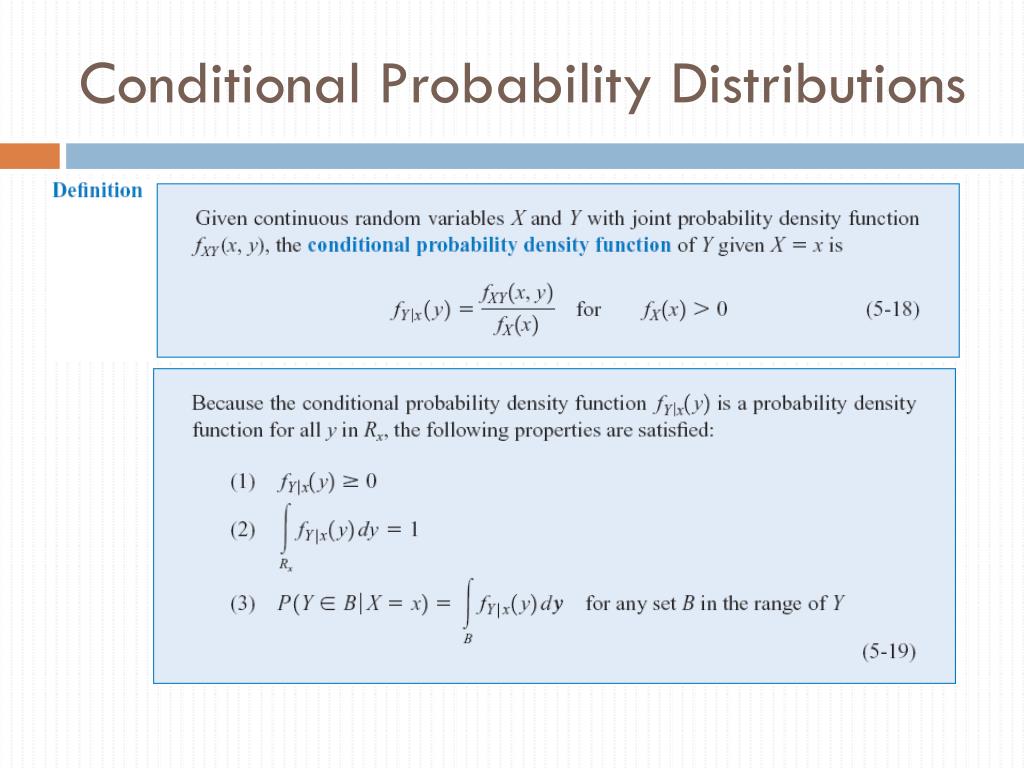2 conditional probability distribution research topics