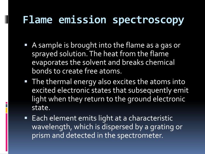 PPT Atomic emission spectroscopy PowerPoint Presentation ID1587858