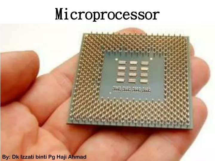 microprocessor ppt presentation free download