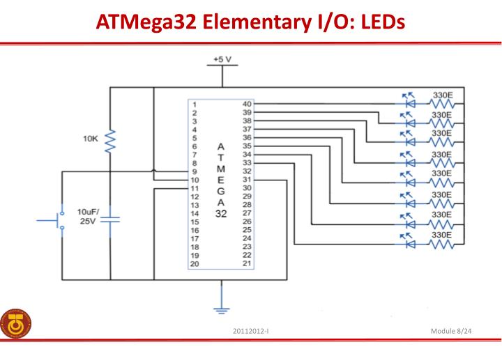 PPT - AVR ATMega32 Elementary Input / Output PowerPoint Presentation ...